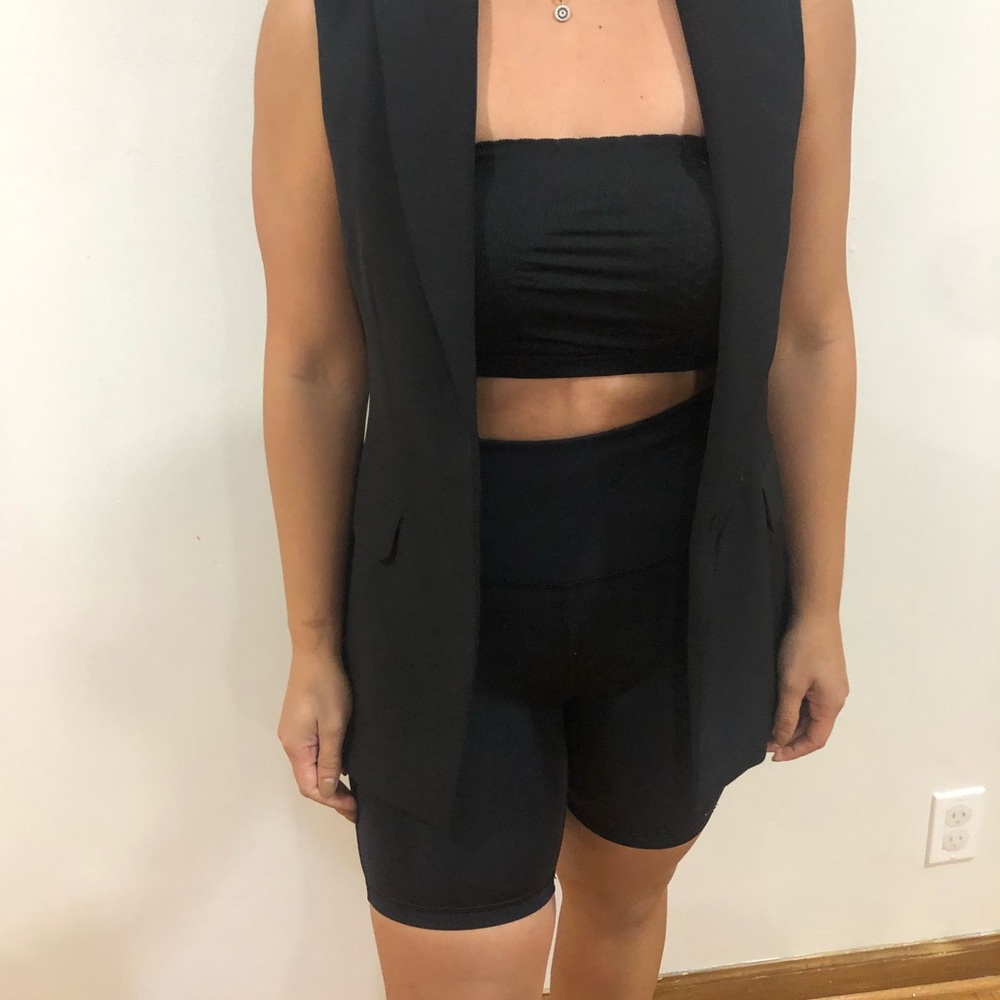 Black Zara Suit Vest